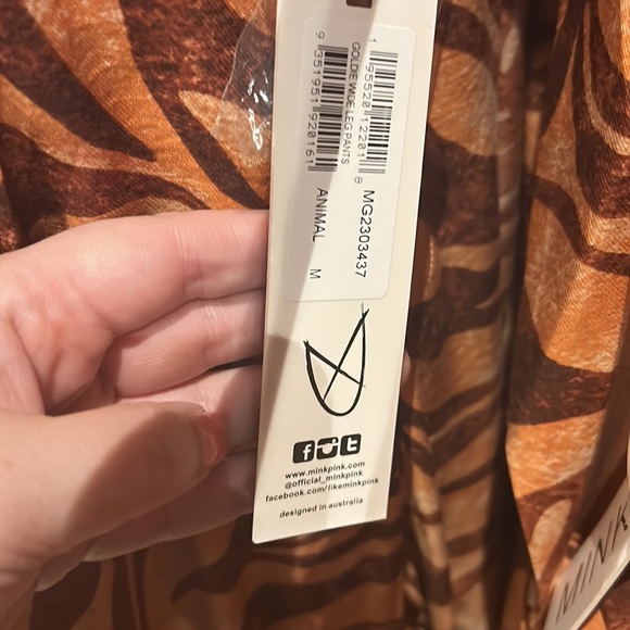 Mink Pink Goldie Wide Leg Pants - Picture 5 of 5